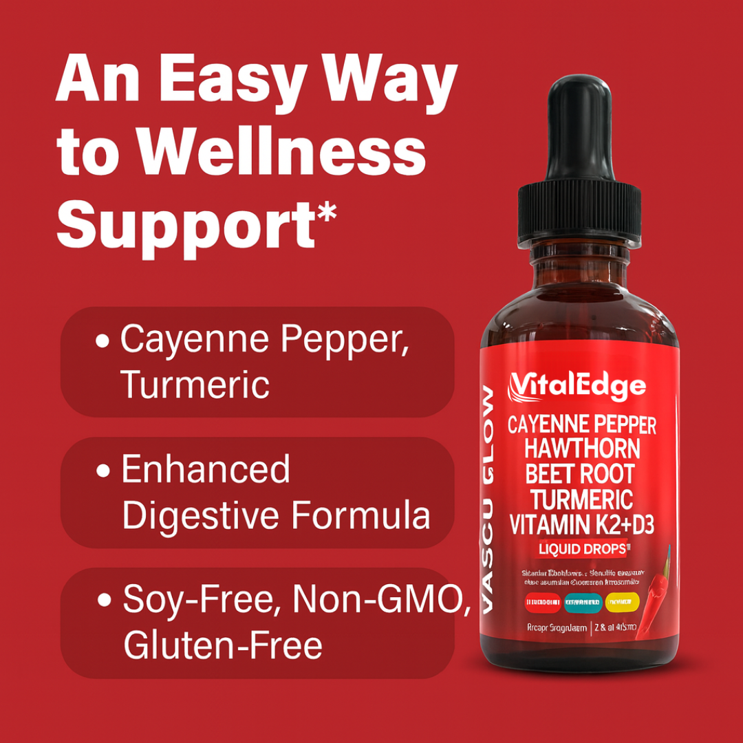 VitalEdge Vascu Glow Cayenne Pepper Drops