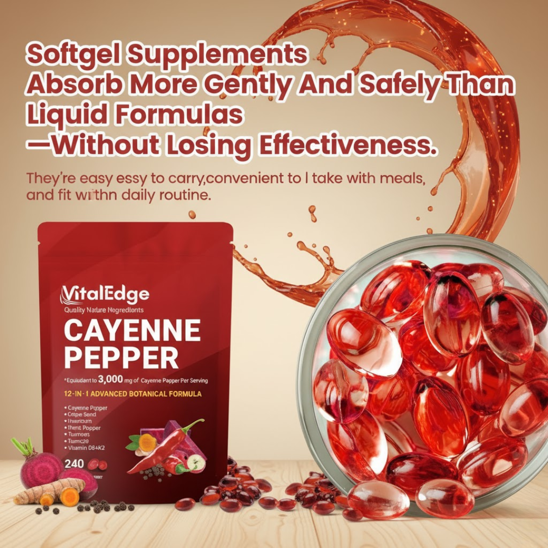 VitalEdge Cayenne Pepper Softgels