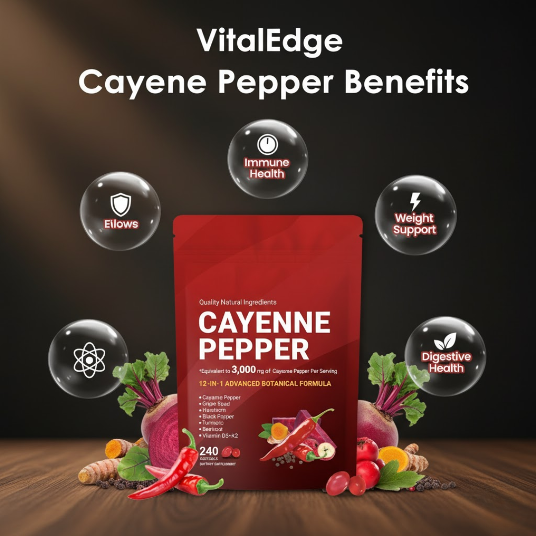 VitalEdge Cayenne Pepper Softgels